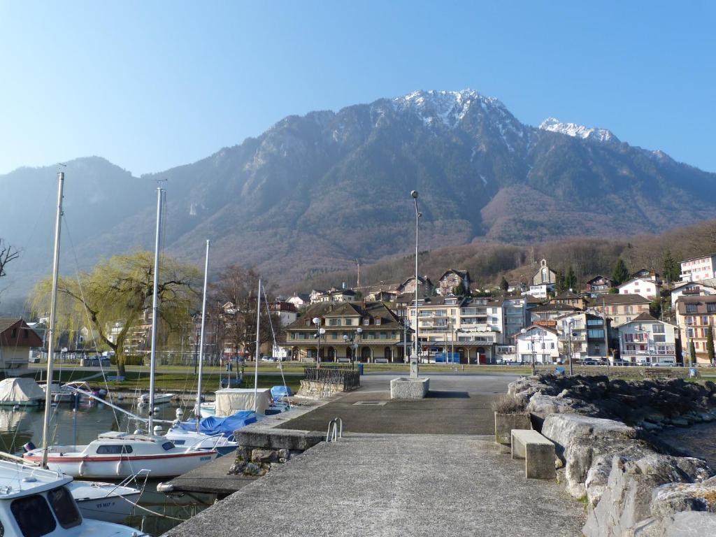 Le Lacustre 4Th Floor Port-Valais Екстериор снимка